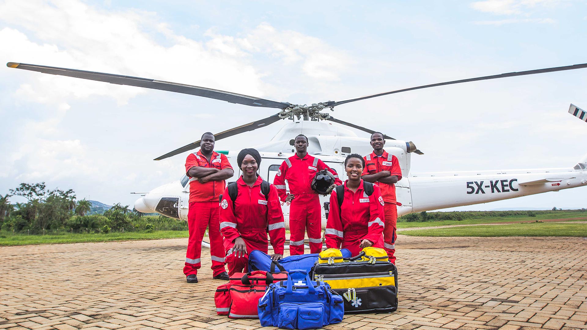 KEA NGO and humanitarian charter flight Uganda