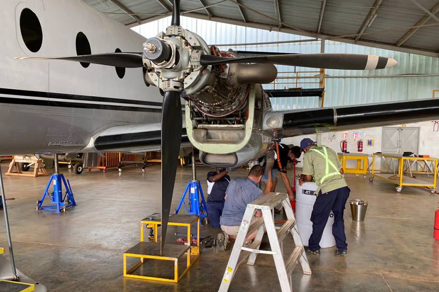 1900-Maintenance- Engine Aircraft Maintenance B1900D KEA Uganda